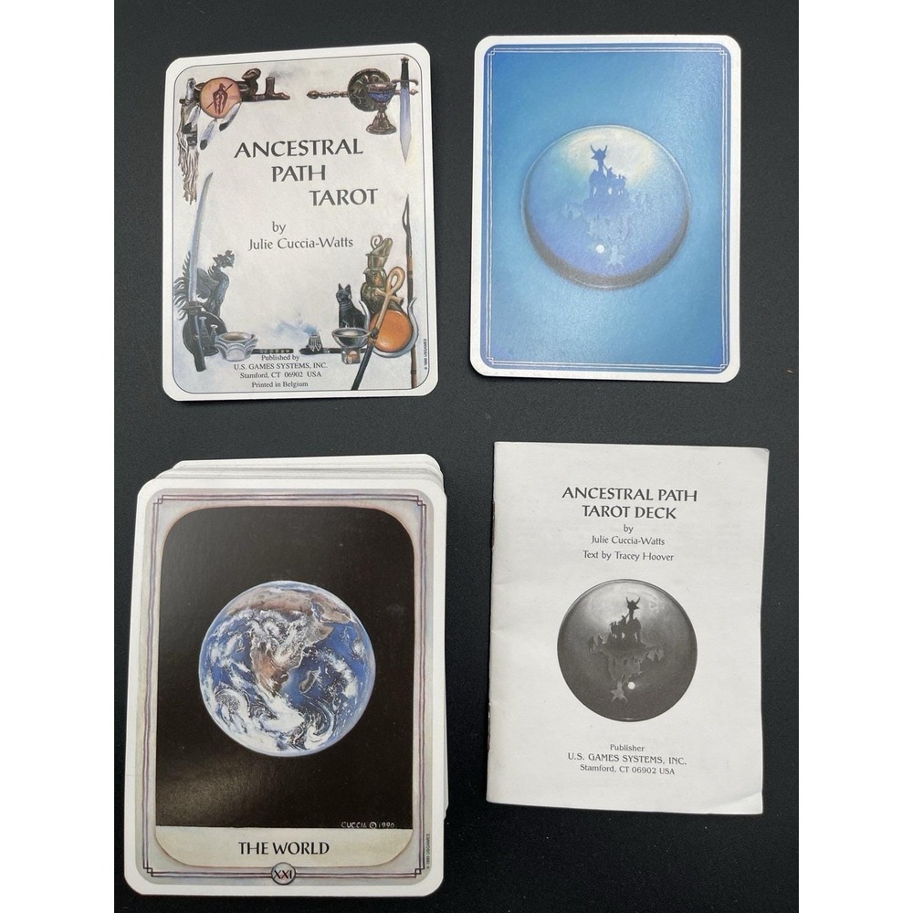 Ancestral Path Tarot Deck 1995 Julie Cuccia Watts Complete w Instructions 1050